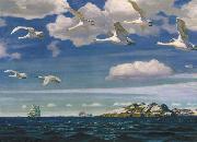 Arkady Rylov In the Blue Expanse oil painting reproduction